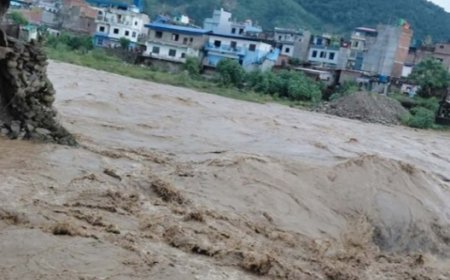 तिनाउ उर्लिँदा दुई घर बगे, तीन घरमा क्षति