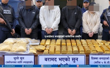 बुढानीलकण्ठमा सुनको ‘नयाँ अड्डा, २२ किलो बरामद