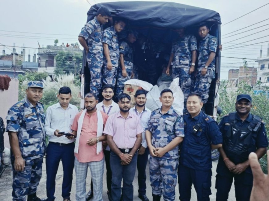 कलैयामा राजेशको घरमा प्रहरीको छापा, साढे ९ लाखको  कर छलीको समान बरामद