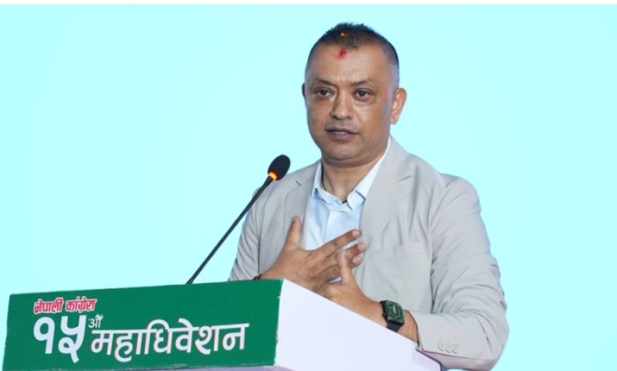 गगन थापा   कांग्रेस सभापतिमा निर्वाचित