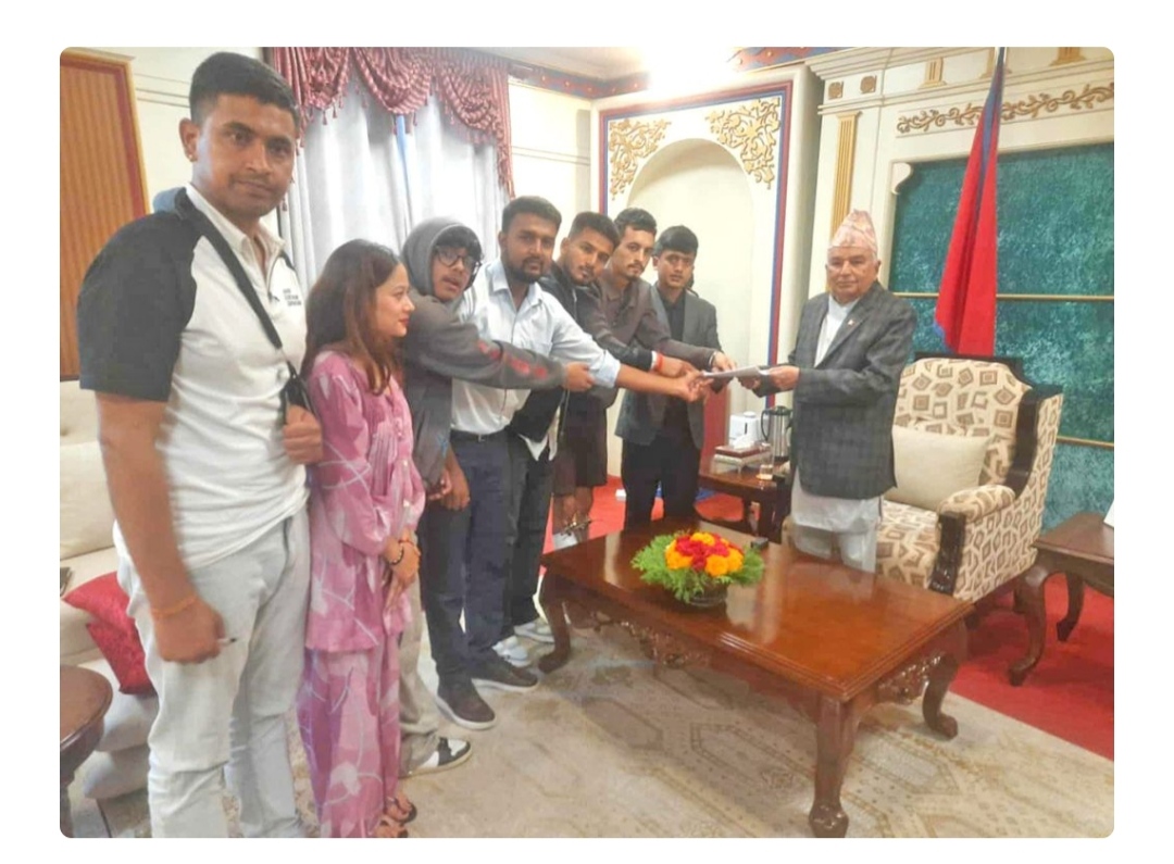 प्रवेश दाहाल सहितका जेनजी वार्ता टोलीले राष्ट्रपतिलाई बुझायो ८ बुँदे माग